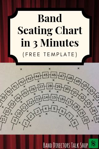 Band Seating Chart in 3 Minutes (Free Template) - Band Directors Talk Shop