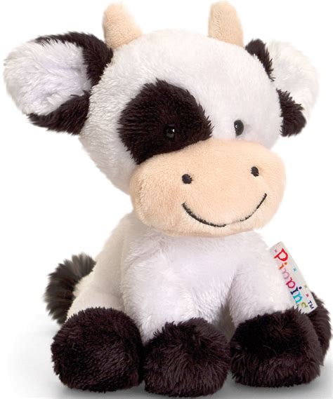 Keel Toys PIPPINS COW - 14CM Soft Toy Plush Farm Animal Baby/Toddler ...