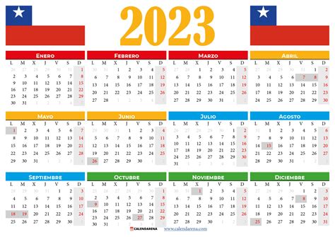 Calendario De Chile 2023 Con Feriados 2023 Peru - IMAGESEE