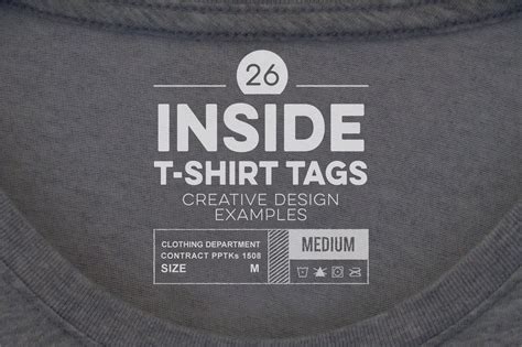 Inside Shirt Label Template