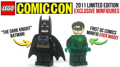 LEGO COMIC CON Exclusive BATMAN and GREEN LANTERN Minifigures from 2011 - FULL REVIEW - YouTube