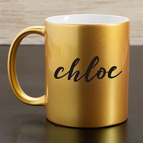 Any Name Personalized Metallic Mug | GiftsForYouNow