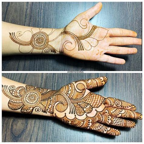 Mehndi Designs for Full Hand : Step by Step Tutorials - K4 Fashion