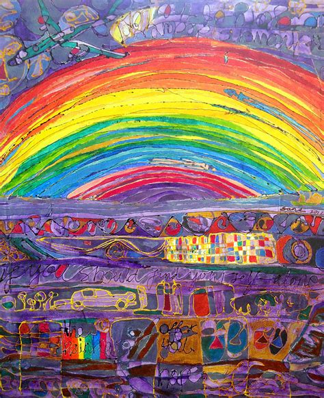 The Rainbow Painting by Eria Nsubuga - Fine Art America