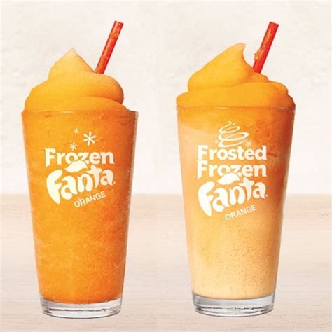 FAST FOOD NEWS: Burger King Frozen Fanta Orange and Frosted Frozen ...