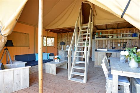 Two Story Tent - Glamping Lodge - Family Camping in 2020 | Tent glamping, Safari tent, Lodges