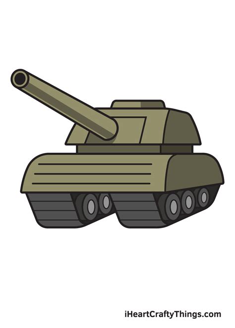 Tank Drawing - How To Draw A Tank Step By Step