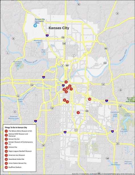 Kansas City Map [Missouri] - GIS Geography