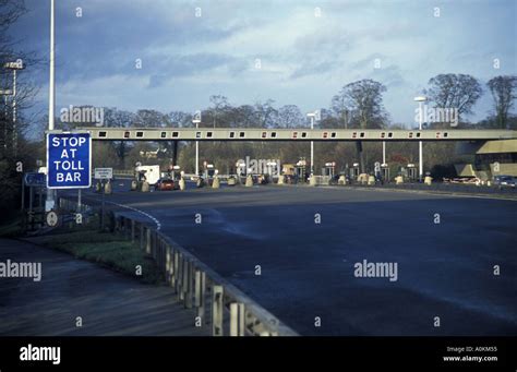 Humber Bridge toll bar Stock Photo - Alamy