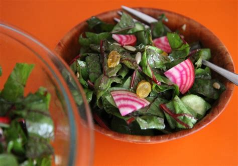 Swiss Chard Salad - Hilah Cooking