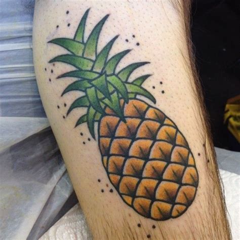 Pineapple Tattoo Designs, Ideas and Meaning | Tattoos For You