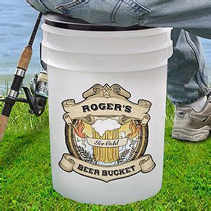 Beer Bucket Personalized Cooler | Bait bucket, Personalized beer, Bucket cooler