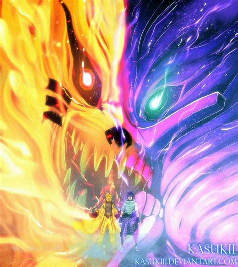 Kurama, Naruto, Sasuke and Susano | Arte delle anime, Immagini di sfondo, Disegni di anime