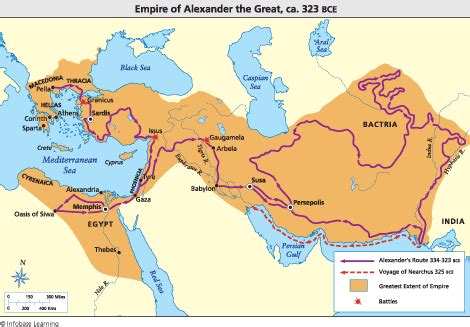 Alexander The Great Empire Map – Map Of The World