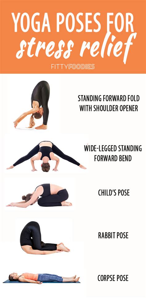 Yoga For Stress Relief: 5 Easy Poses - FittyFoodies