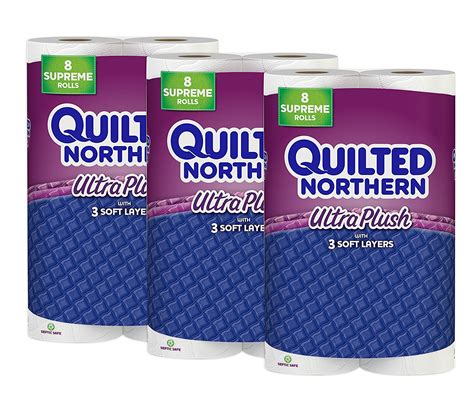 Quilted Northern Ultra Plush Toilet Paper, 24 pack $20.78