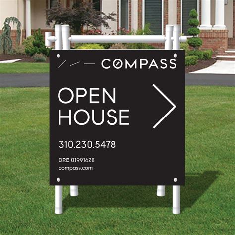 Open House Signs for Compass | Dee Sign®