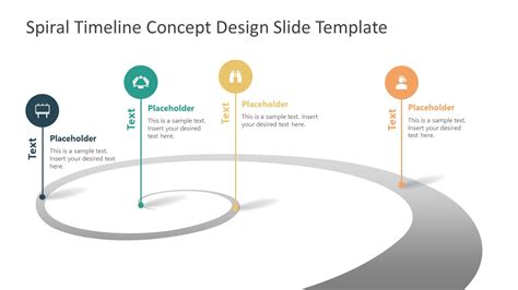 Spiral Timeline Concept Diagram for PowerPoint - SlideModel