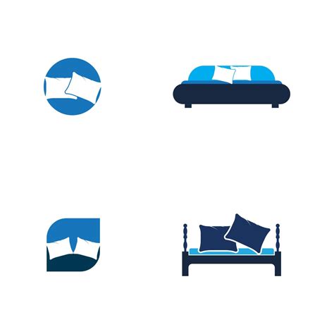 Bed logo vector illustration design template. Bed logo vector 3726771 Vector Art at Vecteezy