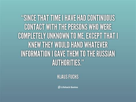 Klaus Fuchs Quotes. QuotesGram