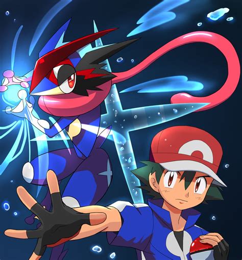 Ash & Greninja | Pokémon | Pokemon greninja, Pokemon, Pokemon rayquaza