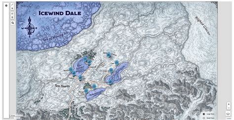 Map Of Icewind Dale 5e - America Zip Code Map Outline