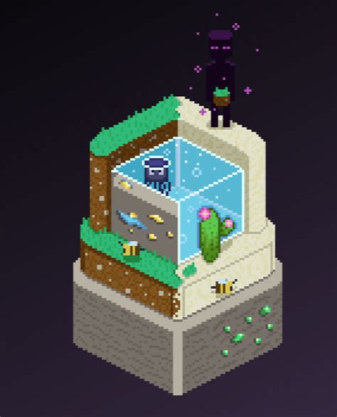 Minecraft fan-pixelart (oc) : r/PixelArt