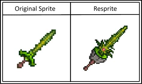 Terraria Resprites #7 - Blade Of Grass Resprite : r/Terraria