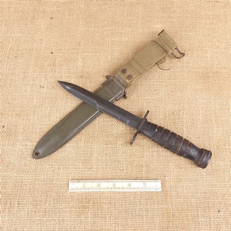 World War 2 USGI M1 Carbine Bayonet | Camillus M4 Bayonet | M8A1 Scabbard | Old Arms of Idaho, LLC