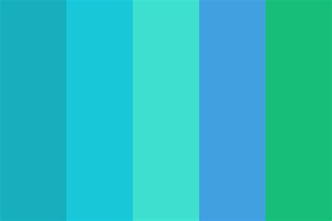 Calm Turquoise Color Palette