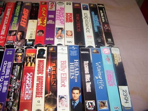 Types Of Vhs Tapes