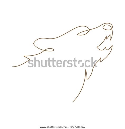 Wolf Line Art Logo Design Illustration Stock Vector (Royalty Free) 2277984769 | Shutterstock