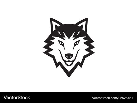 Vector Black Wolf Logo - Draw-fDraw