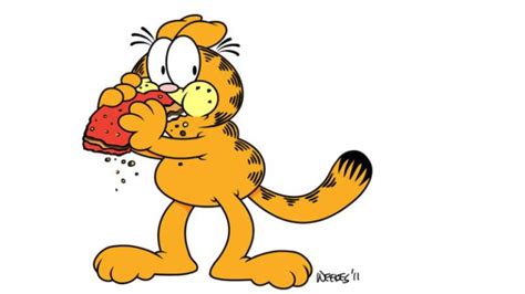 Garfield Eating Something