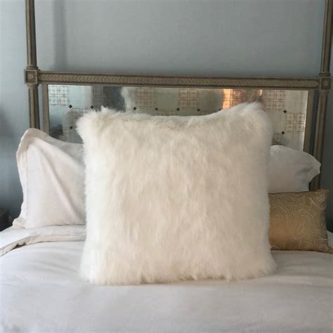 Anthropologie | Bedding | Fuzzy Pillow | Poshmark