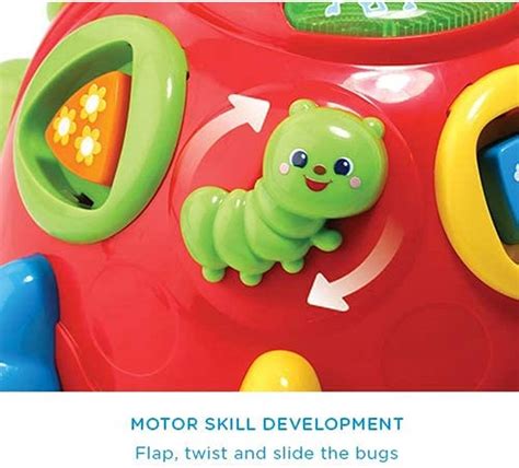 VTech Crazy Bug (Refresh) Kids Toy, 2 Modes of Play, Shape-Sorter, 25 Songs and Melodies ...