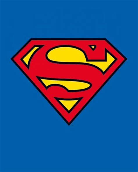 Superman - Classic Logo - Official Mini Poster | Superman logo, Superman, Hero logo