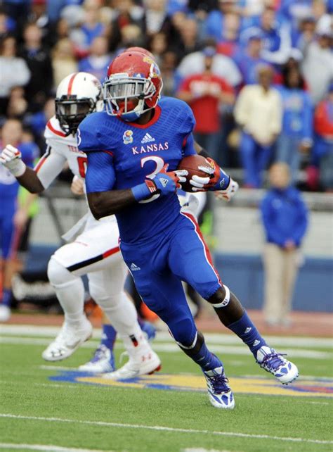 2013 Kansas All Blue Uniform with Red Helmet | Kansas jayhawks football, Football uniforms, Football