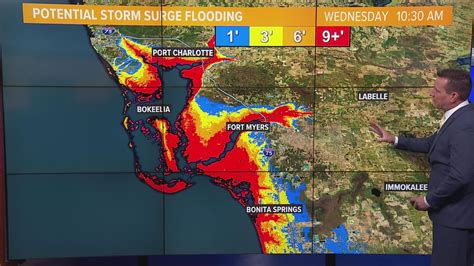 How the Hurricane Ian storm surge is impacting the Florida coast | 12news.com