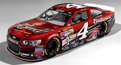 2014 Kevin Harvick - Budweiser ~ DEAFNASCAR.COM | Nascar diecast, Nascar race cars, Nascar racing