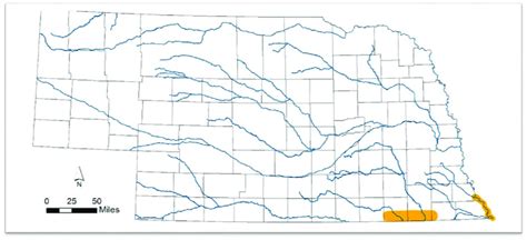 Within the state of Nebraska, the current range of the Timber... | Download Scientific Diagram