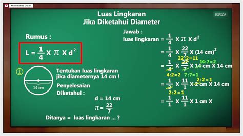 Rumus Luas Lingkaran Diameter: Cara Mudah Menghitung Luas Lingkaran ...