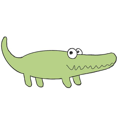 15+ Easy To Draw Alligator - ZaakSukaina