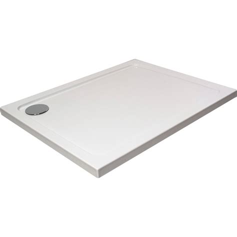 Low Profile Stone Resin White Shower Tray 1200 x 760mm | Selco