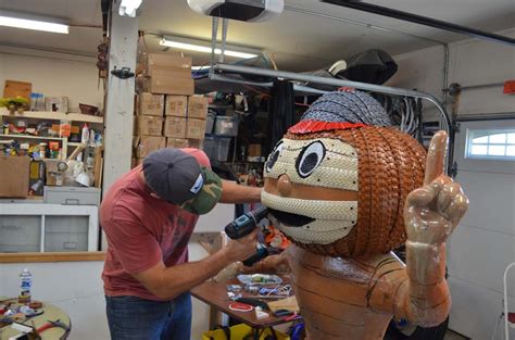 Ohio State's 'Brutus the Buckeye' - SOLD — Blake McFarland Sculptures