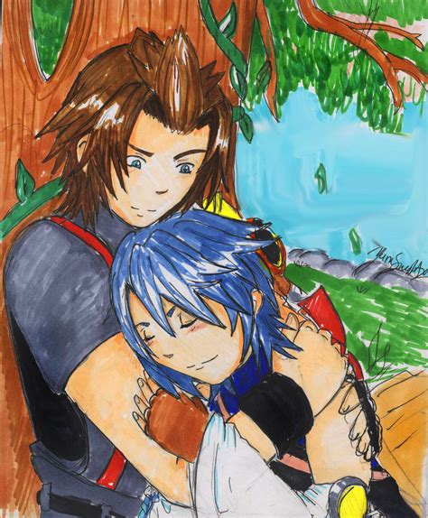 Terra and Aqua by YunaSightX on DeviantArt