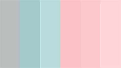 Mint and Pink Colour Scheme : Pastel Colour Palette Background