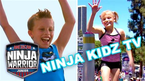 American Ninja Warrior Junior: Videos: Ninja Kidz TV's FASTEST Runs | Universal Kids