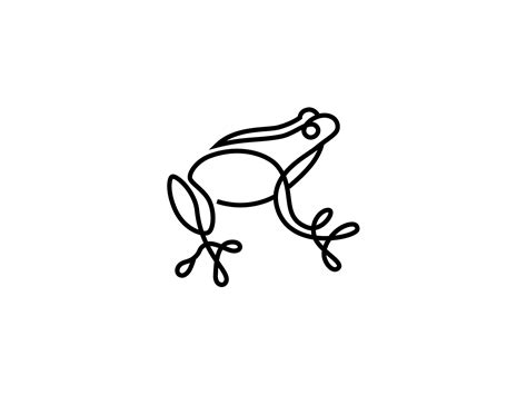 simple frog line drawing - Karissa Colburn