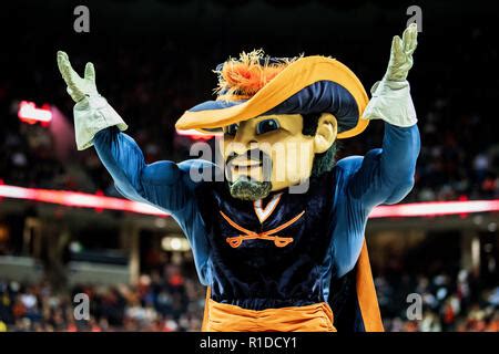 The Virginia Cavaliers mascot during the NCAA Basketball game between the Villanova Wildcats and ...